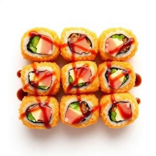 Hosomaki salmone philadelphia teriyaki kataifi