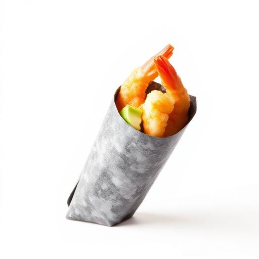 Gamberi fritti avocado teriyaki